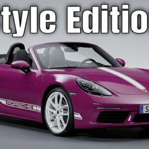 2023 Porsche 718 Boxster and Cayman Style Edition Models