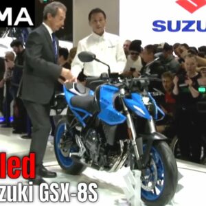 2023 Suzuki GSX-8S Revealed at EICMA Milan Motorcycle Show 2022