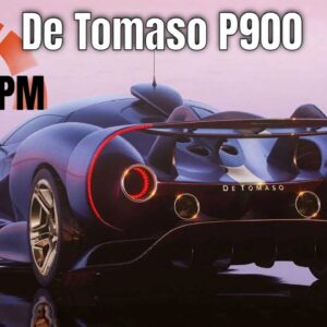 De Tomaso P900 Revealed With V12 And 12300 RPM Redline