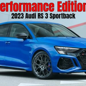 2023 Audi RS 3 Sportback Performance Edition Nogaro Blue Exterior and Interior