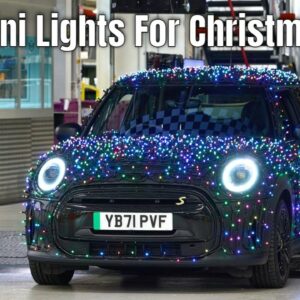 The Festive MINI returns with 3000 app controlled twinkly lights For Christmas 2022