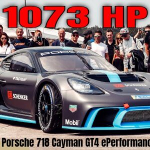 Porsche 718 Cayman GT4 ePerformance Electric With 1073 Horsepower