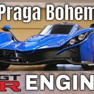 Praga Bohema Tuned Nissan GT R Engine Exhaust Sound and Walkaround