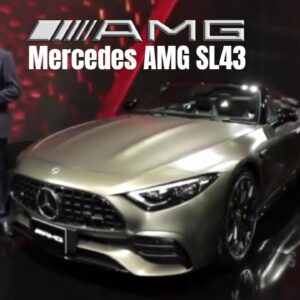 2022 Mercedes AMG SL43 Presentation At Motor Expo