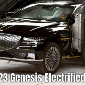2023 Genesis Electrified G80 Electric Sedan Safety Test