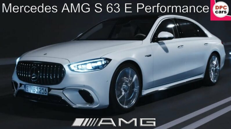 2023 Mercedes AMG S 63 E Performance Driving and Exhaust Sound
