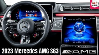 2023 Mercedes AMG S63 E Performance Interior Cabin