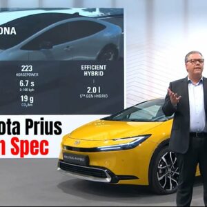 2023 Toyota Prius European Spec