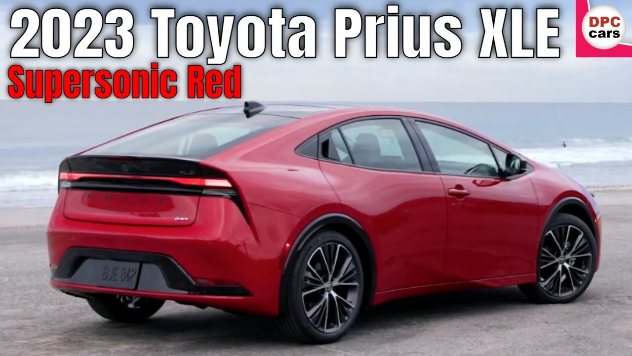 2023 Toyota Prius XLE in Supersonic Red