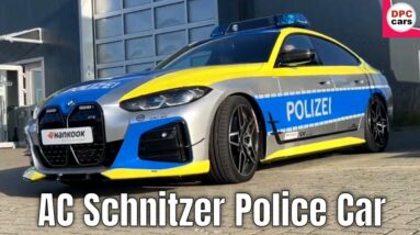 BMW i4 by AC Schnitzer Police Car Promoting Safe Tuning