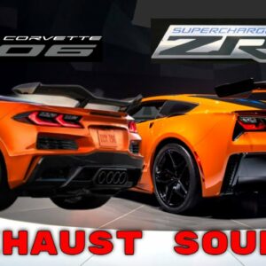 Corvette C8 Z06 NA V8 vs C7 ZR1 Supercharged V8 Exhaust Sound