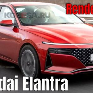 New 2024 Hyundai Elantra Rendered