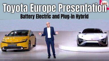 Toyota Europe Battery Electric and Plug in Hybrid Electric Presentation