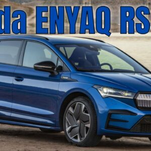 Skoda ENYAQ RS iV in Race Blue
