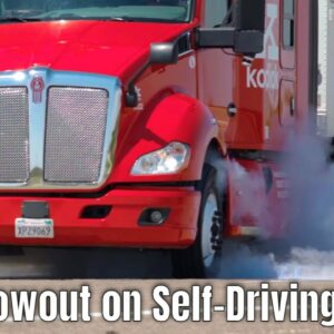 Tire Blowout on Self Driving Truck