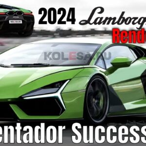 2024 Lamborghini Aventador Successor Rendered