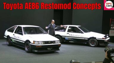 Toyota AE86 Restomod Concepts Featuring Factory Installed Hydrogen and Electric Power Debut