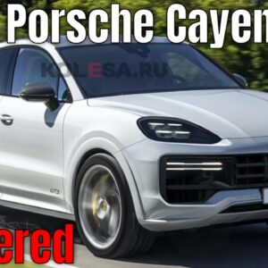 New 2024 Porsche Cayenne Coupe Rendered from Spy Photos