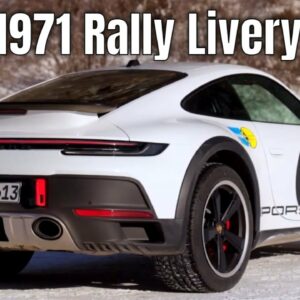 Porsche Winter Event with 911 Dakar 1971 Rally Livery
