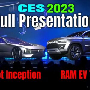 Full Presentation Stellantis CES 2023 Ram Electric Truck and Peugeot Inception