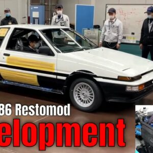 Toyota AE86 Restomod BEV and H2 Concepts Development