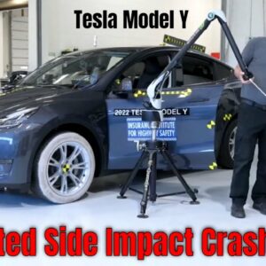 2023 Tesla Model Y Updated Side Impact Crash Test