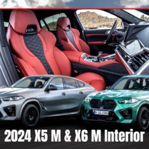 2024 BMW X5 M and X6 M Competition Interior cabin