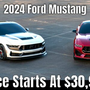 2024 Ford Mustang Price Starts At $30,920