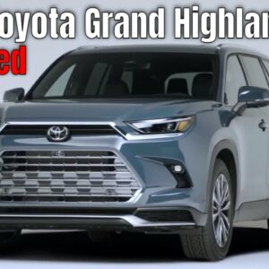 2024 Toyota Grand Highlander Revealed