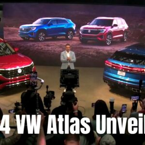 2024 Volkswagen Atlas and Cross Sport Unveiling