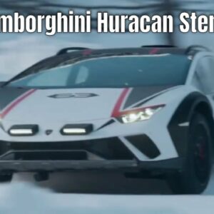 Lamborghini Huracan Sterrato on the snow
