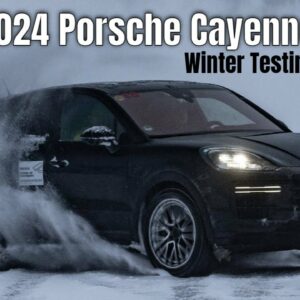 New 2024 Porsche Cayenne Winter Testing