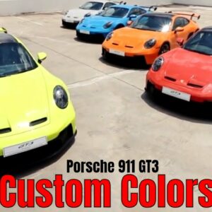 Porsche 911 GT3 Custom Colors