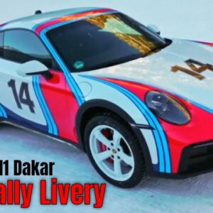Porsche Winter Event with 911 Dakar 1978 Rally Livery