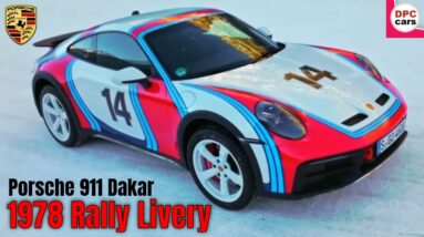 Porsche Winter Event with 911 Dakar 1978 Rally Livery
