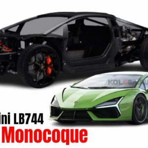 New Lamborghini LB744 Aventador Successor Carbon Fiber Monocoque For Weight Reduction