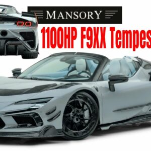 1100HP F9XX Tempesta Celeste based on Ferrari SF90 Spider by Mansory