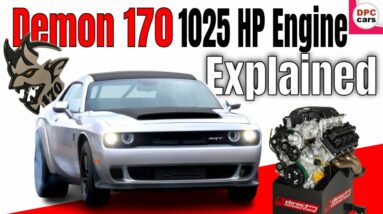 2023 Dodge Challenger SRT Demon 170 1025 Horsepower Engine Explained