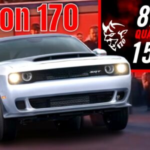 2023 Dodge Challenger SRT Demon 170 First Public Quarter Mile Run