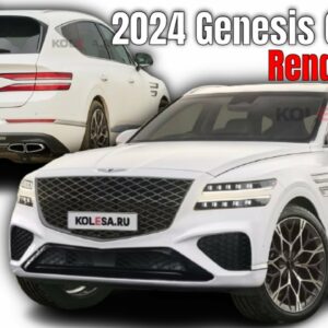2024 Genesis GV80 Facelift Rendered
