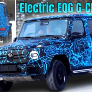 Electric Mercedes EQG G-Class Testing