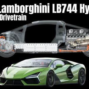 1001HP Lamborghini LB744 Hybrid Super Sports Car V12 Engine and Drivetrain