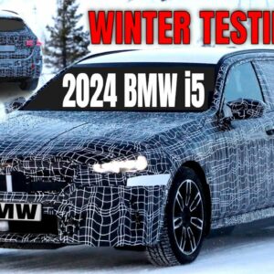 New 2024 BMW i5 Touring 5 Series Testing