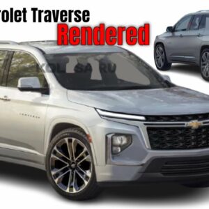 New 2024 Chevrolet Traverse Rendered