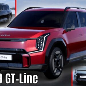 New 2024 Kia EV9 GT-Line Electric SUV Colors and Powertrain Specs