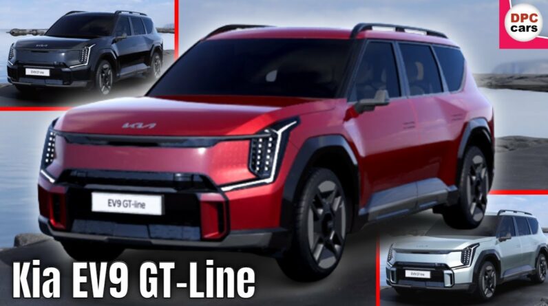 New 2024 Kia EV9 GT-Line Electric SUV Colors and Powertrain Specs