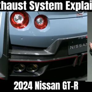 New 2024 Nissan GT R New Exhaust System Explained