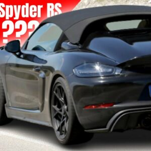 New Porsche 718 Boxster Spyder RS All That We Know
