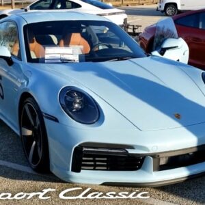 New Porsche 911 Sport Classic in Light Blue