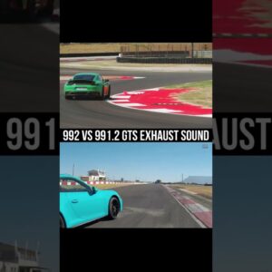 Porsche 992 vs 991 2 GTS Exhaust Sound